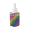 Botella gotero cosmética de 30 ml con incrustaciones de diamantes para comercio exterior transfronterizo, botella para aceites esenciales, botella gotero de vidrio, botella de muestra