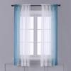 Venta Directa de Fábrica de Mosquiteros Impresos Estilo Americano, Color Degradado, Cortinas Terminadas para Comercio Exterior, Cortinas Transparentes, Estilo Americano