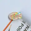 Grampo de Cabelo Peixe com Padrão Colorido, Grampo de Pescada Fofo e Transparente, Presilha Estilo Doce para Franja Lateral de Menina, Acessório de Cabelo de Desenho Animado
