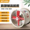 Ventilador de extracción de polvo industrial de bajo ruido serie BT35-11, ventilador de extracción de tuberías, ventilador de flujo axial a prueba de explosiones