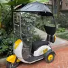 Triciclo Elétrico Phoenix Capota de Chuva para Carro Capa Transparente para Chuva Capota para Idosos no Trajeto para Casa Carro Pequeno Capota de Chuva Totalmente Fechada