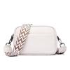 Bolsa Feminina Transfronteiriça de Couro Genuíno 2025 Nova Moda Tendência Versátil High-End de Ombro Único Transversal Couro de Vaca de Primeira Camada Bolsa Pequena Quadrada