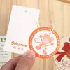 Etiqueta de Roupa Infantil Cartão Pequeno Brinquedo de Pelúcia Etiqueta Pequena Fofa Certificado Design de Logo Cartão de Etiqueta de Marca Personalização