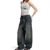 Pantalones Vaqueros Casuales Versátiles de Pierna Recta, Corte Holgado, Tendencia Retro Americana, Nuevos para Primavera/Otoño 2026 para Hombre