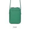2024 Nuevo Patrón Lichi Cuero Suave Vertical Cremallera Bolsa para Teléfono Móvil Diseño Nicho Gran Capacidad Bolso de Hombro Cruzado para Mujer