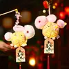 Linternas de Bambú del Festival de Mediados de Otoño 2026 Modelo Nuevo Hechas a Mano DIY para Niños de Preescolar Linternas Portátiles Brillantes de Conejo para Exteriores