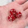 Bola de diamante incrustada con cuentas de cristal de pedrería, cuentas con agujero, cuentas espaciadoras, hechas a mano, material para colgante de pulsera de mano, accesorios de joyería DIY al por mayor