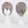 Cos Universal Anti-Deformação Peruca Cabelo Curto 30cm Preto Cosplay Rosa Fumê Estudante Cabelo Falso Fabricante Atacado Transfronteiriço