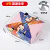 Caja de Empaque para Pollo Frito Lata Toallita Papel de Aluminio Estilo Coreano No Plegable Patas de Pollo A Prueba de Grasa Aislamiento Térmico Caja de Empaque para Llevar Caja de Papel