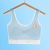 Periodo de desarrollo primavera y verano 2024 niñas de primaria y secundaria deportes ligero absorbente de sudor suave una etapa espalda bonita ropa interior espalda