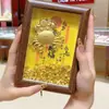 Marco de fotos con adorno de Palacio Celestial Dorado del Año del Caballo para la Riqueza, Cuenco del Tesoro de Lingote Pequeño, Hazte Rico Inmediatamente, Decoración de Mesa, Regalo de Año Nuevo