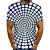 Fornecimento direto de fábrica comércio exterior transfronteiriço nova cerveja impressa 3DT T-shirt impressão digital masculino e feminino elegante manga curta top