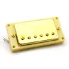 LP com tampa de cobre de 6 furos bloco duplo gangue duplo captador humbucker para guitarra elétrica Captador com moldura