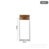 Botella de Tubo de Boca Recta de 30 mm al por Mayor Botella de Vidrio de Borosilicato Alto Botella de Deseo Botella de Deriva Botella de Té Perfumado Tapón de Corcho Botella de Tubo de Ensayo