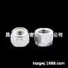Tuerca de seguridad de nailon de acero inoxidable 304/316 estándar británico y americano, tuerca de seguridad blanca con anillo de nailon para evitar aflojamiento