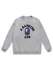 Suministro Mayorista Transfronterizo de Marca de Moda de Comercio Exterior Sudadera Pesada de Algodón con Cuello Redondo Chaqueta Larga de Tiburón 13