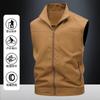 Venda Direta de Fábrica M-4XL Colete Casual para Pesca ao Ar Livre e Trabalho Masculino para Jovens e Meia-Idade Gola Alta Respirável de Secagem Rápida