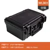 Caixa de Ferramentas ABS com Alça Retrátil Estojo Protetor Espesso para Instrumentos Estojo à Prova d'Água e de Choque para Equipamento de Drone Caixa Plástica Portátil