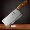 Faca de Cozinha Faca Doméstica Faca de Corte para Cozinha Faca para Fatiar Legumes Machete de Chef para Cortar Ossos Conjunto Presente para Dormitório