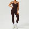 Ropa de Yoga Entera Europea y Americana para Mujer, Ropa de Fitness Entera, Pantalones Deportivos de Pilates Yoga, Monos