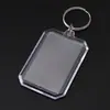 Llavero Transparente de Acrílico en Blanco para Foto Colgante Hecho a Mano DIY Accesorio para Cadena de Teléfono Kit de Materiales