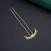 Horquilla de Aleación con Múltiples Agujeros para Peinar DIY Estilo Antiguo Dinastía Han Horquilla Pequeña Horquilla con Borla de Múltiples Agujeros Accesorios para el Peinado Electroforesis Galvanoplastia