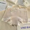 Cuecas Boxer Pequenas Retrô Femininas Algodão Puro Tamanho Grande Roupa Íntima 10A Antibacteriana Ajuste Estendido e Alargado Virilha Algodão Boxer Briefs