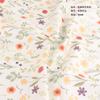 Tecido de sarja de algodão estampado floral pastoral vestido de bebê DIY Jardim de infância Lençol Colcha Capa de tecido