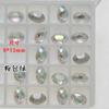 Cristal de Diamante K9 8*12 Oval Ovo de Pomba Popular Joias para Nail Art Base Pontiaguda Diamante de Formato Especial Diamante de Cristal Branco Transparente Acessórios
