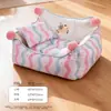 Cama para Gatos para Todas as Estações, Cama Macia e Respirável para Gatos, Tapete de Dormir para Cachorros Pequenos, Cama de Dormir para Filhotes, Sofá-Cama para Cachorros