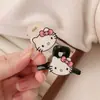 Grampo de Cabelo Desenho Animado Gatinho Acrílico Super Doce Pequeno Novo Pega Franja Pegador de Cabelo Acessório de Cabeça