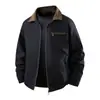 25658 Nueva Tendencia de Moda Popular Chaqueta de Trabajo para Hombre, Chaqueta de Béisbol Retro Americana Primavera y Otoño, Suministro Transfronterizo