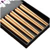 Caja de Regalo de Palillos de Bambú Estilo Japonés Palillos de Bambú de Dibujos Animados 5 Pares Juego de Cubiertos Portátil Hogar Palillos de Flor de Cerezo