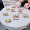 2025 Celebridade da Internet Popular Broche Eletrodepositado com Diamante Flash Pin Anti-Exposição para Adultos Acessórios de Broche para Terno Vestido Venda por Atacado
