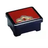 Envío Gratis Caja de Arroz con Anguila Caja de Sushi Plato de Sushi Caja Bento de una Sola Capa con Tapa Caja Bento Japonesa Caja para Llevar Snacks