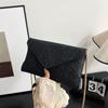 Bolso de Mujer Estilo Sobre de Nicho Estilo Coreano Moderno de Hombro Único Cruzado PU Debajo del Brazo Bolso de Mujer Casual Simple de Gran Capacidad