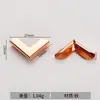 Protetores de canto de ferro metálico para cadernos, cantoneiras de ferragem para livros, peças de canto decorativas retrô chinesas, acessórios de arte em ferro, suportes de canto