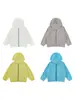 Ropa con protección solar elegante de corte holgado para niños Wulibu, Nueva moda de verano, Chaqueta con capucha versátil e informal para niños