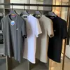 Tecido Fornecido pelo Cliente! Roupa de Montanha Resistente para Uso Externo! Alta Elasticidade Secagem Rápida Seda Gelada Respirável Camiseta Casual de Manga Curta para Esportes de Verão para Homens