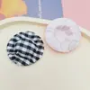 Accesorios para Sombrero de Tela a Cuadros Frescos y Sencillos Juguete DIY Muñeca Mini Sombrero Desnudo Decoración Materiales para Sombreros Pequeños