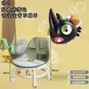 Taburete Pequeño de Moda con Ruedas Giratorias, Taburete Bajo, Taburete de Aprendizaje Transparente Acrílico Amigable para Bebés