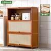 Aparador de Cocina Montado en Pared Gabinete Integrado para Almacenamiento de Especias Gabinete de Almacenamiento Multifuncional Estante Organizador Estante de Almacenamiento