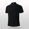 2026 Nueva Camisa Polo Retro de Manga Corta para Hombre Italiana Elegante Casual de Punto de Manga Corta Cuello Solapa