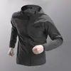 Chaqueta de running para hombre, abrigo deportivo cortavientos fino, ropa de ciclismo de primavera, top de protección solar para montañismo al aire libre, nuevo modelo profesional