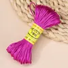 No. 7 Hilos 20m Poliéster Tejido a Mano Hilo de Nudo Chino Pulsera Colgante Material para Tejer DIY Fuente Mayorista