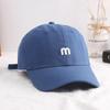 Sombrero de Sol Sombrero de Hombre Moda de Hombre Otoño Gorra Negra Pura Gorra de Béisbol Coreana Sombrero de Sol Casual para Mujer que Combina con Todo