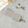 Llavero de Color Macarrón Hecho a Mano Coreano DIY Estilo Ins Colgante para Mochila Escolar Cinta de Lona Etiqueta de Nombre Etiqueta Caliente