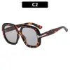 Nuevas Gafas de Sol con Tachuelas T para Proteger del Sol Tendencia Transfronteriza Unisex Gafas de Sol para Conducir Gafas de Sol de Alta Gama para Exteriores