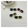2024ins Gafas de sol retro estilo occidental para niños Gafas estilo Hong Kong para niños y niñas Gafas redondas para bebé