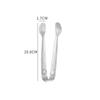 Pinza para azúcar de acero inoxidable 304 transfronteriza, patrón de rosa vintage, pinza para hielo, pinza para rodaja de limón, pinzas metálicas para bar